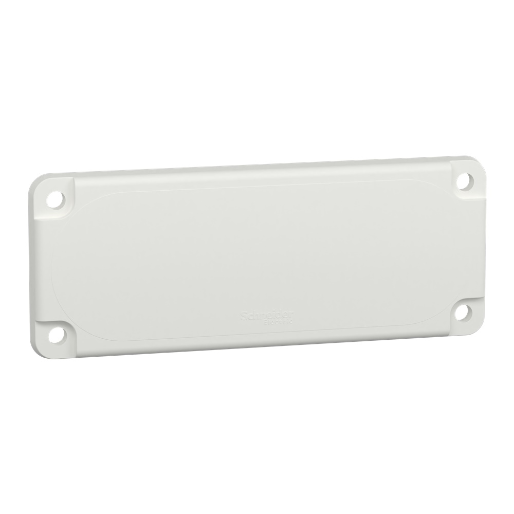 Piastra passacavi plastica PPC piena PrismaSeT per cabinet armadi IP55 bianco