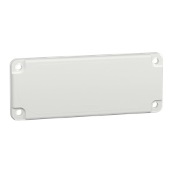 Piastra passacavi plastica PPC piena PrismaSeT per cabinet armadi IP55 bianco