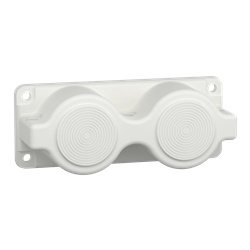 Piastra passacavi a membrana 2 entrate 28-60 mm per cabinet PrismaSeT IP55 robusta