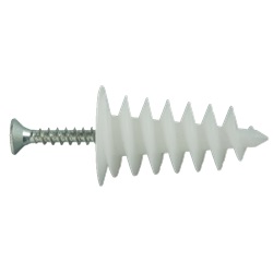 Tassello ISO polistirolo 40 mm con vite Ø4,5x35 mm per sospensioni leggere in intercapedini, cantine, garage e vespai
