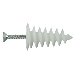 Tassello ISO polistirolo 40 mm con vite Ø4,5x35 mm per sospensioni leggere in intercapedini, cantine, garage e vespai