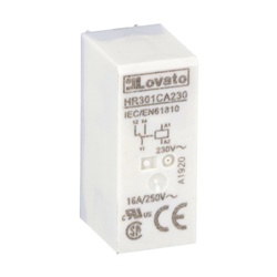 RELE MINIATURIZZATO 1 CONTATTO IN SCAMBIO 16A 230VAC USO ELETTRICO INDUSTRIALE
