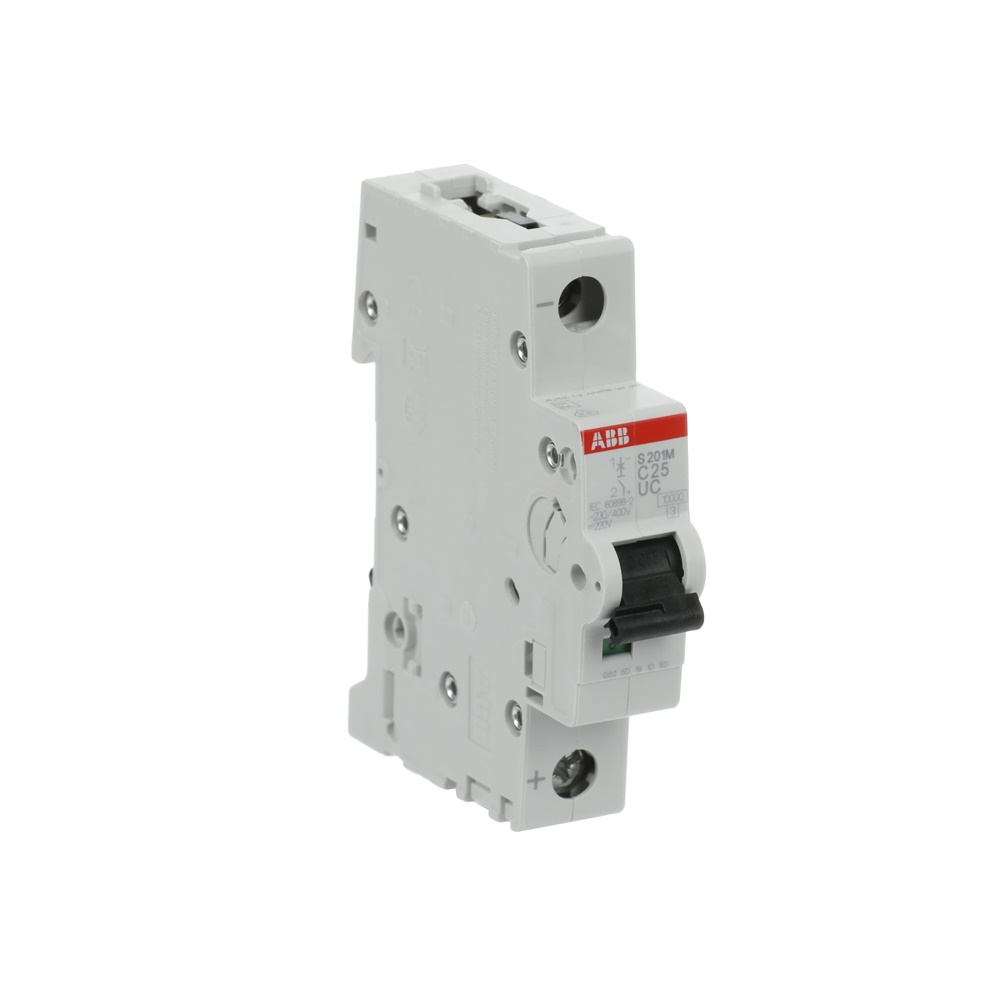 Interruttore automatico Miniature Circuit Breaker S200MUC 1P 25A Curva C AC/DC uso industriale