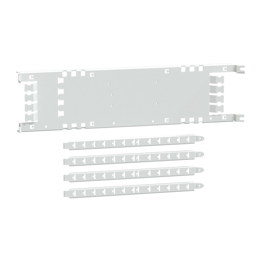 Piastra montaggio NSXm leva/rotat 3P/4P acciaio bianco 650mm armadi elettrici
