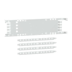 Piastra montaggio NSXm leva/rotat 3P/4P acciaio bianco 650mm armadi elettrici