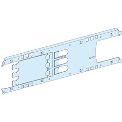 Piastra di fondo NS250 3P 250A acciaio bianco per unità PrismaSeT P e ComPact Vigi NSX/CVS installazione orizzontale armadi 650 mm