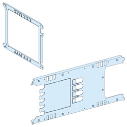 Piastra di fondo NS250 estr 3P/4P montaggio orizzontale acciaio bianco per armadi 650 mm