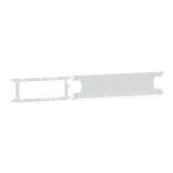Piastra montaggio PrismaSeT Polypact NSXm 3/4P acciaio bianco 650 mm armadi