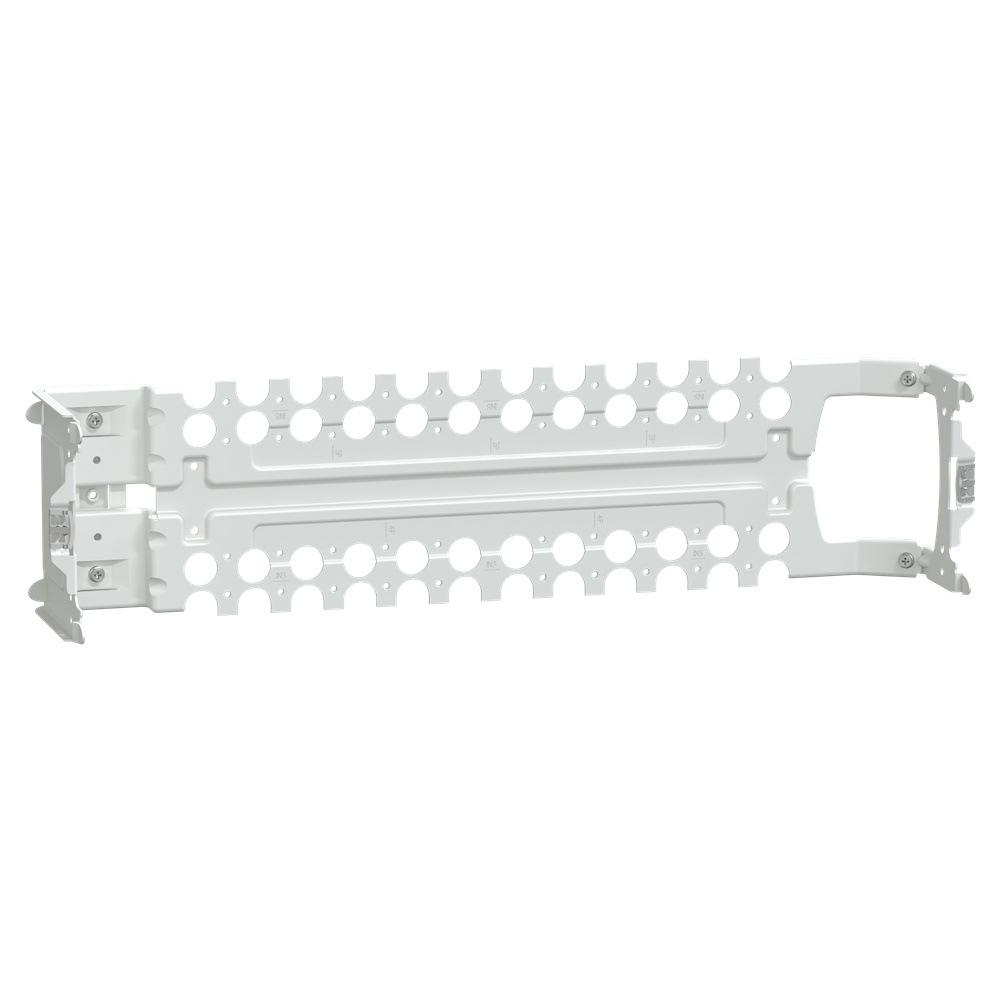 Piastra di fondo NS-INS250 acciaio bianco per montaggio verticale armadi 650 mm