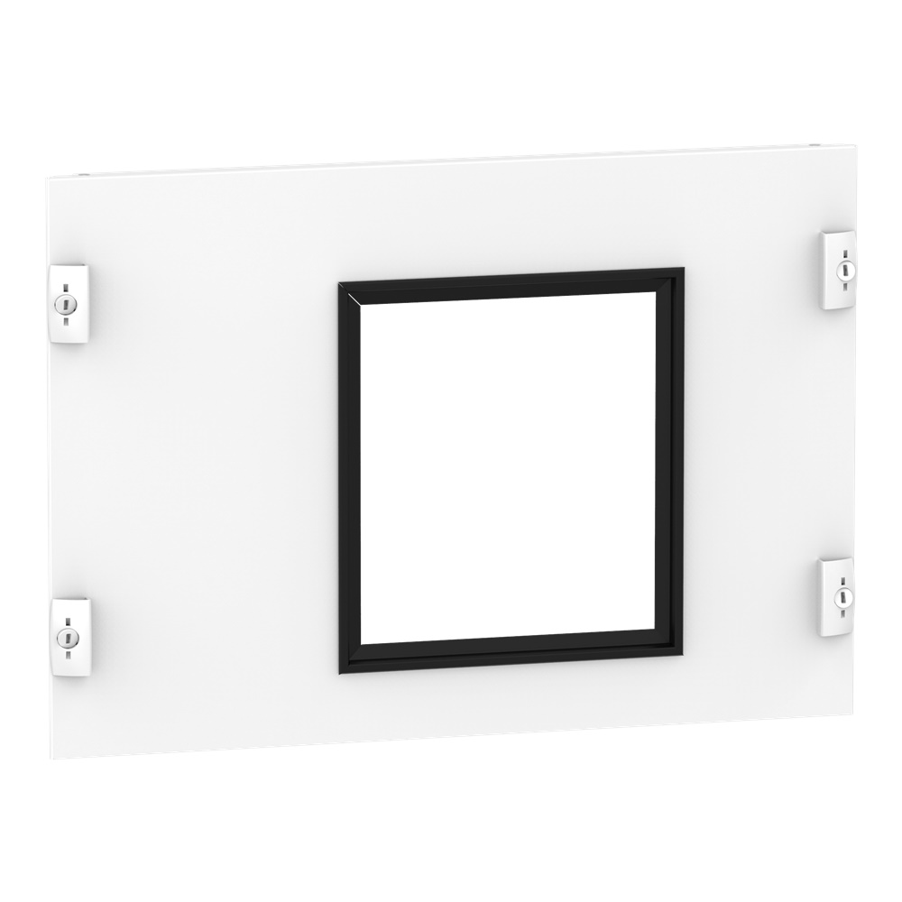 Piastra frontale MTZ1 V fissa acciaio bianco per armadi elettrici PanelSeT P 650 mm compatibile Masterpact NT06-16 3P/4P