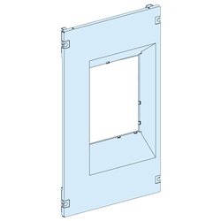 Piastra frontale pretranciata NS800/1600 3P per armadi PanelSeT P 400mm acciaio bianco