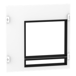 Piastra frontale MTZ2 estraccia bianca 500x500 mm per armadi PanelSeT P protezione dispositivi Masterpact NW08-32 3P/4P