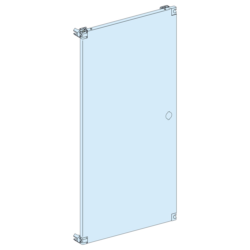 Piastra frontale protezione comando 13 moduli 400 mm armadi elettrici PanelSeT bianco
