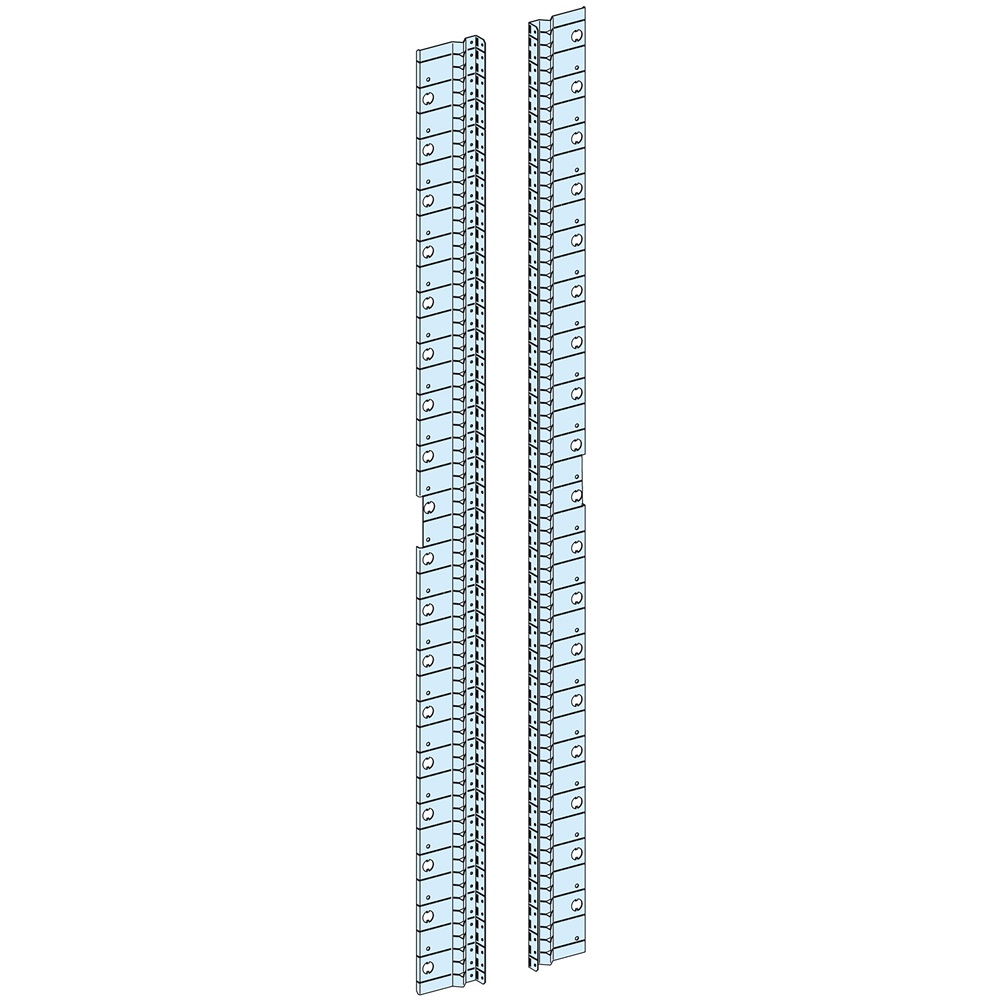 Supporto posteriore separazione orizzontale per segregazione larghezza 650 mm struttura 400-600 mm profondità