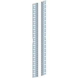 Supporto posteriore separazione orizzontale per segregazione larghezza 650 mm struttura 400-600 mm profondità