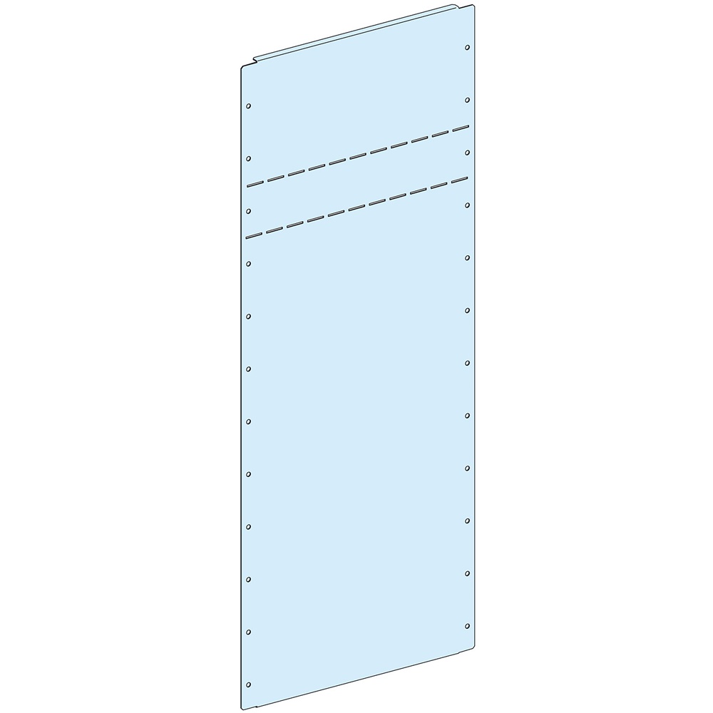 Fondo forma 4 piastra posteriore metallo per armadi elettrici larghezza 600 mm