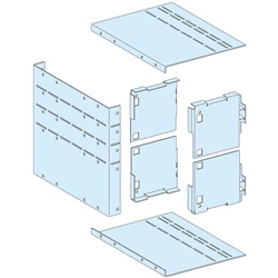 Struttura PrismaSeT PPC forma 4b L150 passacavi plastica 3-5 moduli partizionamento