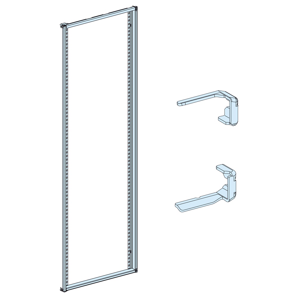 Cornice supporto piastre frontali L400 kit montaggio armadi PrismaSeT P reversibile