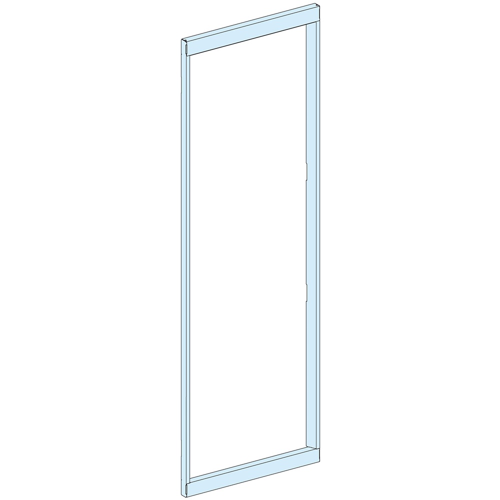 Frontale funzionale IP30 in lamiera acciaio bianco 400 mm per canaline PrismaSeT P