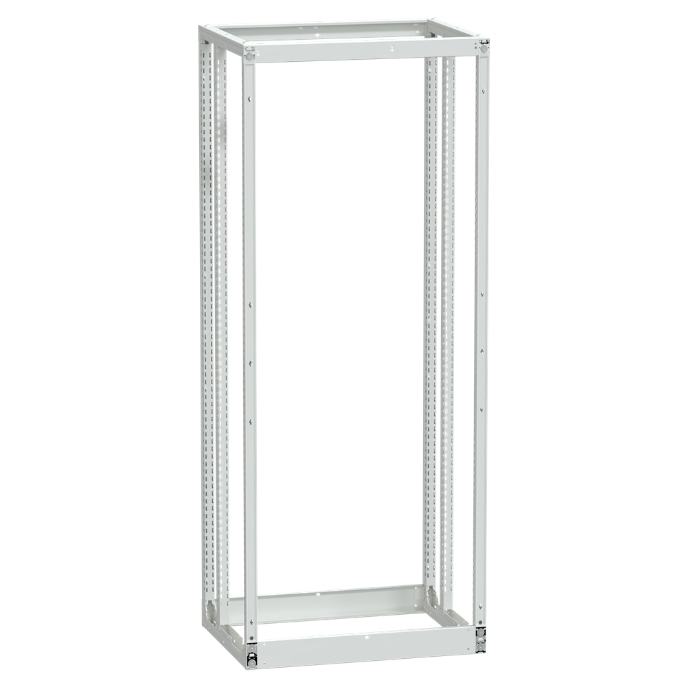 Struttura armadio PrismaSet L800 P600 con montanti intermedi per piastre montaggio, compatibile condotti armadi 800 mm