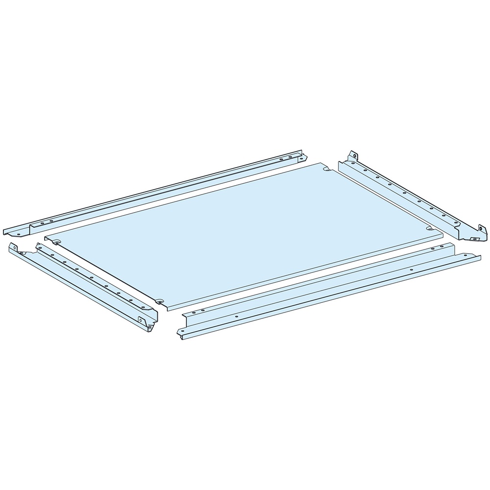 Piastra passacavi piena IP55 650x600 mm per armadi PrismaSeT protezione polvere acqua