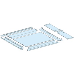 Piastra passacavi 2 parti IP30 acciaio bianco PrismaSeT L650+150 P600 per armadi
