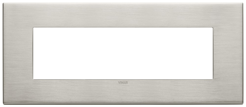 PLACCA 7M NICHEL SPAZZOLATO