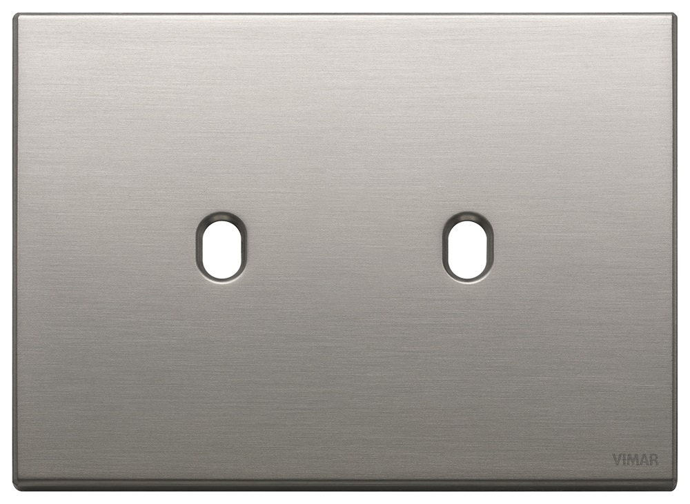 PLACCA 3MX2 VINTAGE NICHEL SPAZZOLA