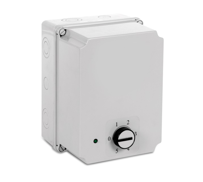 Regolatore velocità autotrasformatore 11A parete IP44 monofase