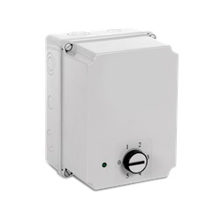 Regolatore velocità autotrasformatore 11A parete IP44 monofase