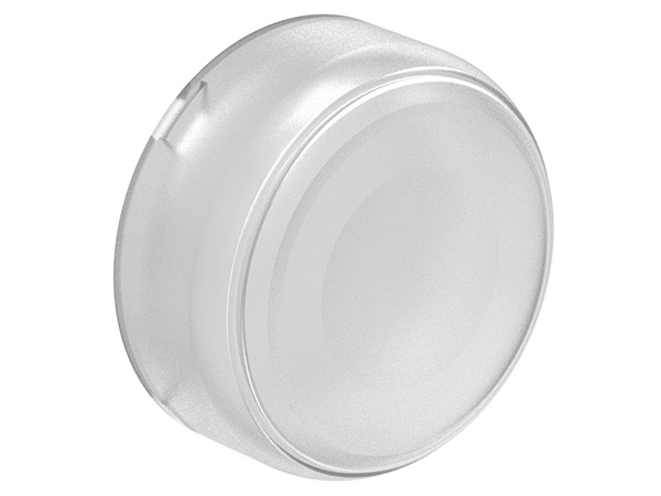 Cappuccio bianco gomma per pulsante rasato compatibile LPC B1/BL1/R1