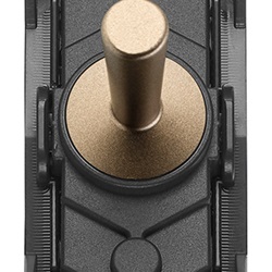 PULSANTE 1P NO 10A VINTAGE ORO SATI