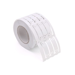 Targhetta ETF-ROLL 20x65 mm in SBS bianco per cablaggio industriale
