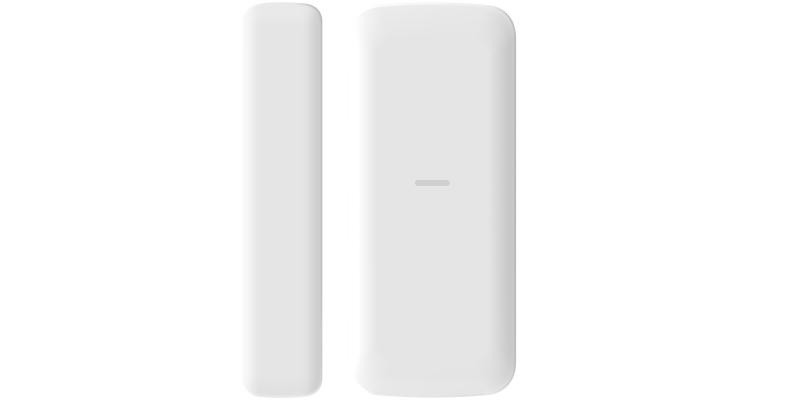 Contatto magnetico wireless slim bianco per sicurezza accessi residenziale e commerciale