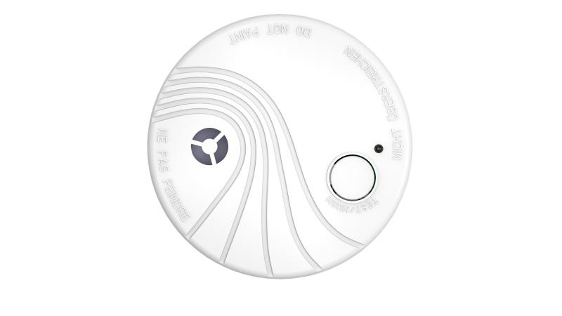 Rilevatore ottico fumo wireless con illuminazione orientamento per sicurezza ambienti residenziali e commerciali