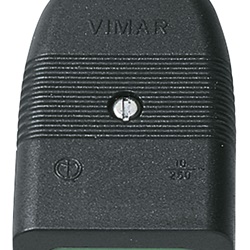 PRESA 2P 10A P10 ASSIALE NERO