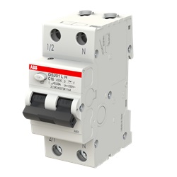 Interruttore differenziale magnetotermico DS201 L H 16A 30mA Tipo F protezione inverter monofase
