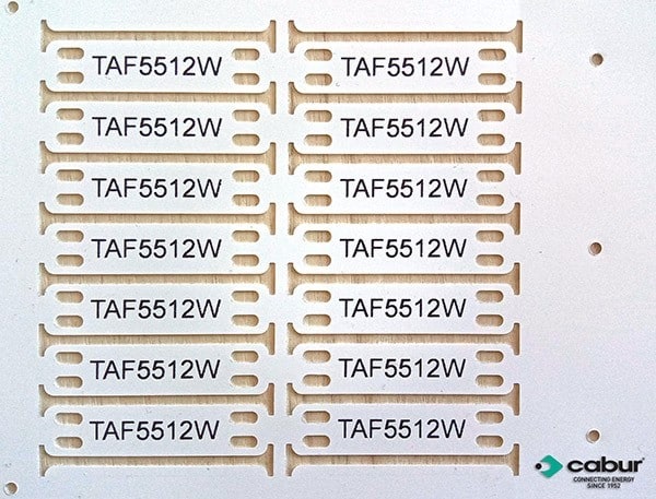 TESSERA FASCETTABILE 55X12 BIANCA