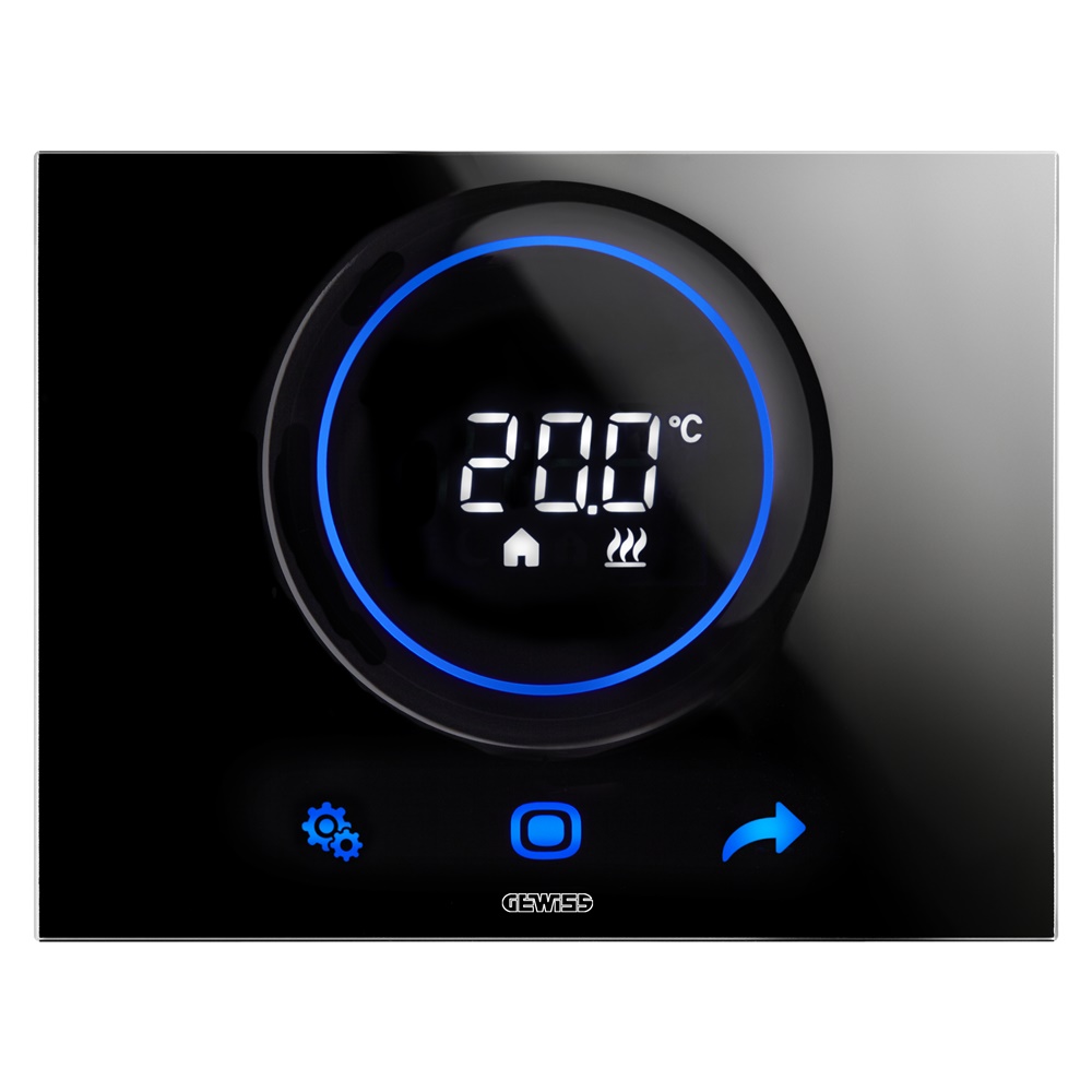 TERMOSTATO THERMO ICE WI-FI - DA PARETE - NERO - CHORUSMART