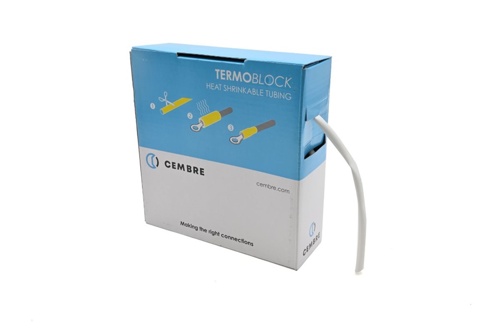 Guaine termorestringenti TBS 10m Ø6,4mm bianco automazione industriale