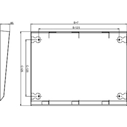 Tetto per armadio 1200x400 mm