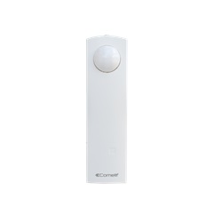 Sensore doppia tecnologia effetto tenda, Microonda e PIR, bianco, PIR+MW 10GHz, portata 2-3.5m, direzione allarme, 130x36x34mm, -25 a + 55°C