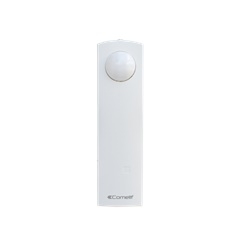 Sensore doppia tecnologia effetto tenda, Microonda e PIR, bianco, PIR+MW 10GHz, portata 2-3.5m, direzione allarme, 130x36x34mm, -25 a + 55°C