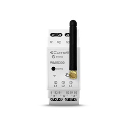 Serie WiFree - Modulo Wi-Fi misura consumi trifase, montaggio DIN 2 moduli, 3 TA 100A inclusi, export dati