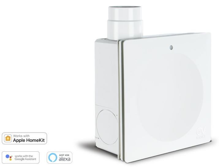 Aspiratore centrifugo incasso BRA.VO QI silenzioso basso consumo bagno cucina lavanderia