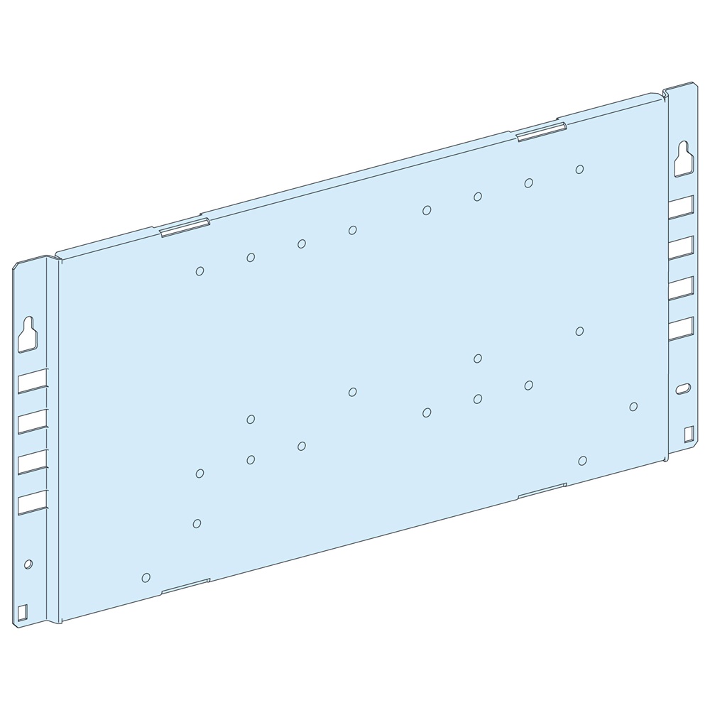 Piastra commutatore NS/INS250 rot acciaio bianco per armadi PrismaSeT G e parete 600 mm