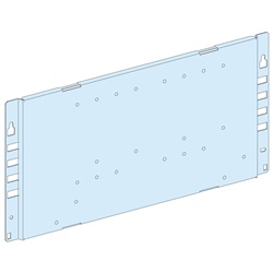 Piastra commutatore NS/INS250 rot acciaio bianco per armadi PrismaSeT G e parete 600 mm