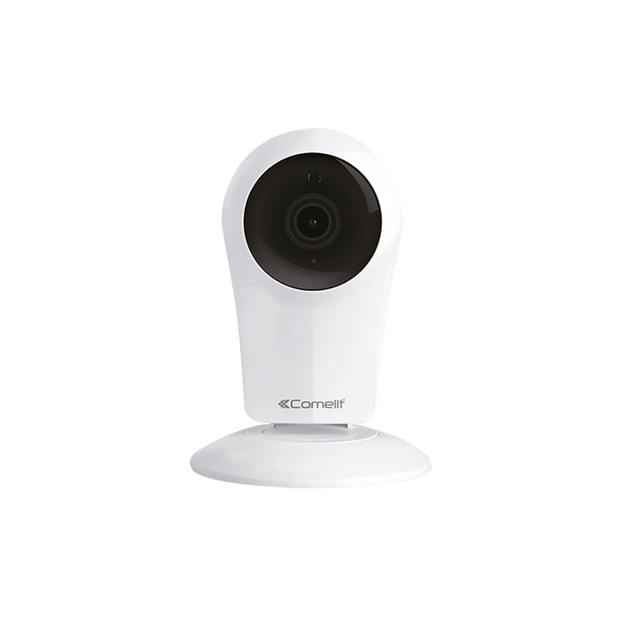 Serie Secur Hub - Telecamera IP cube Wi-Fi HD 720p 5fps, compressione H.264, sistema antintrusione, staffa tavolo/parete e alimentatore inclusi