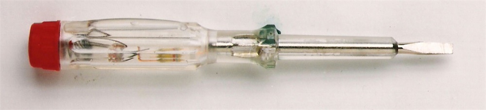 Cacciavite cerca-fase 3x65 mm punta precisione certificato CE per lavoro elettrico