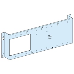 Piastra di fondo INS-NS250 V fissa acciaio bianco per armadi elettrici PrismaSeT G e parete compatibile ComPact NSX 250A